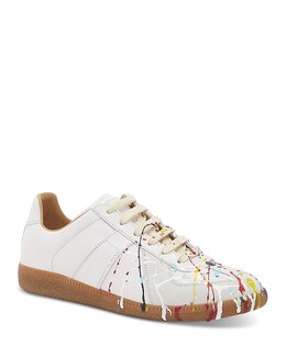 Женские низкие кроссовки на шнуровке Maison Margiela 4561678 | off white
