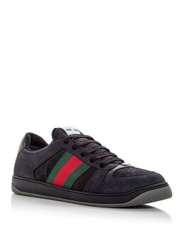 Мужские низкие кроссовки GG Gucci, черный 5329247 | black