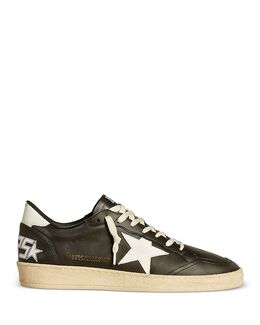 Мужские кроссовки Ball Star из кожи наппа Golden Goose, черный 5389787 | black