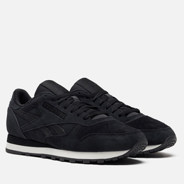 Мужские кроссовки Reebok Classic Leather, цвет чёрный, размер 44 EU 100209484-4913844