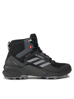 Треккинговые кроссовки Terrex Swift R3 Mid GORE-TEX Hiking Shoes HR1308 Adidas, черный terrex swift r3 mid gore-tex hiking shoes hr1308 | schwarz