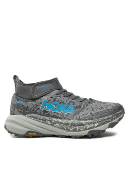 Кроссовки Speedgoat 6 Mid GTX GORE-TEX 1155152 Hoka, серый speedgoat 6 mid gtx gore-tex 1155152 | grau