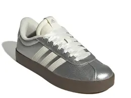 Кроссовки Adidas VL Court 3.0 — женские, серебристые 581602 | silver