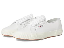 Кроссовки Unisex Superga 2750 Unlined Nappa, цвет Optical White/Silver/Favorio 10013284 | optical white/silver/favorio