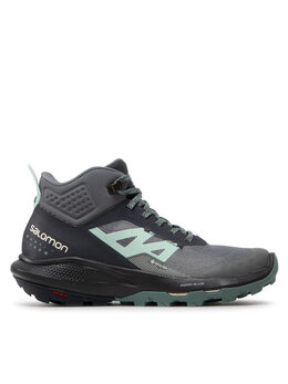 Треккинговые кроссовки Outpulse Mid Gtx W GORE-TEX 470672 20 V0 Salomon, серый outpulse mid gtx w gore-tex 470672 20 v0 | grau