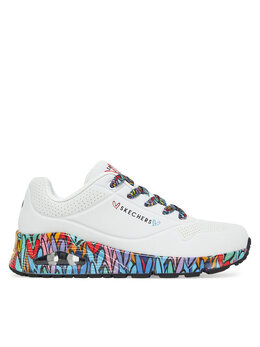 Кроссовки Skechers Uno - Ravaged Love 177918/WMLT Skechers, белый skechers uno - ravaged love 177918/wmlt | weiß