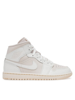 Кроссовки Wmns Air Jordan 1 Mid BQ6472 201 Nike, бежевый wmns air jordan 1 mid bq6472 201 | beige