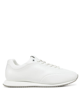 Кроссовки Runner Lace Up - Lth HW0HW02396 Calvin Klein, белый runner lace up - lth hw0hw02396 | weiß