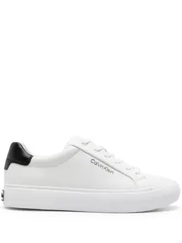 Calvin Klein logo-debossed leather sneakers 22707229