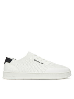 Кроссовки Low Top Lace Up Knit HM0HM01726 Calvin Klein, белый 0000304827822 | weiß