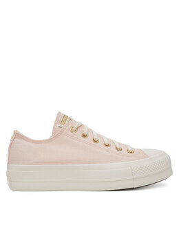 Тканевые кроссовки Chuck Taylor All Star Lift Platform Gold A12584C Converse, розовый 0000304832079 | rosa