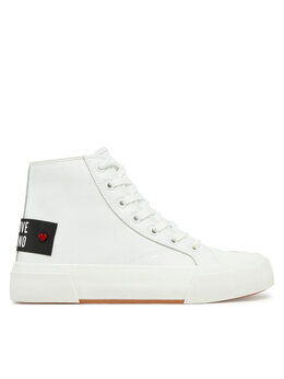 Тканевые кроссовки JA15022G1MIA0100 Love Moschino, белый 0000304976162 | weiß