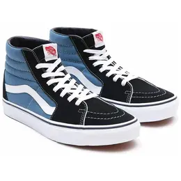 Кеды Vans SK8-Hi, полнота F, размер 9 US, черный/синий 101713351036