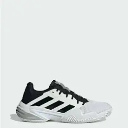 Кроссовки Adidas Barricade 13, полнота F, размер 9 UK, белый/черный 103783573836