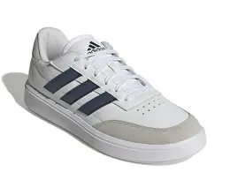 Кроссовки Adidas Court Block — мужские, белые/синие 576110 | white/blue