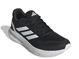 Кроссовки для бега Adidas Runfalcon 5.0 — мужские, черные/белые в крапинку 595724 | black/speckled white