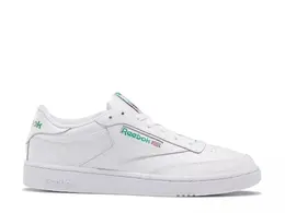 Кроссовки Reebok Club C 85 — мужские, белые/зеленые 440906 | white/green