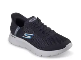 Кроссовки Skechers Hands Free Slip-Ins Go Walk Flex Hands Up Slip-On — мужские, черные/серые 569378 | black/grey