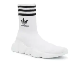 Кроссовки Balenciaga x adidas Speed High-Top — женские, белые/черные 589527 | white/black