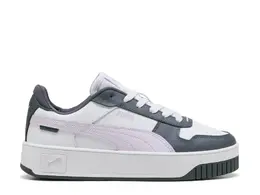 Кроссовки Puma Carina Street — женские, белые/серые 599505 | white/grey