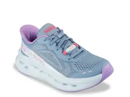 Кроссовки Skechers Hands Free Slip-ins Max Cushioning Glide-Step — женские, синие/фиолетовые 584924 | blue/purple