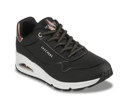 Кроссовки Skechers Uno Shimmer Away — женские, черный/розовое золото 562305 | black/rose gold