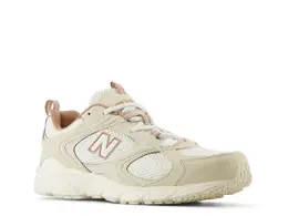 Кроссовки New Balance 408 — женские, белые/бежевые 588386 | white/tan