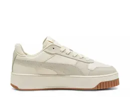 Кроссовки Puma Carina Street Platform Sneaker — женские, серо-коричневый/кремовый 577390 | taupe/cream