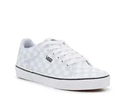 Кроссовки Vans Seldan — женские, белые/голубые, шахматный принт 579984 | white/light blue checkerboard print