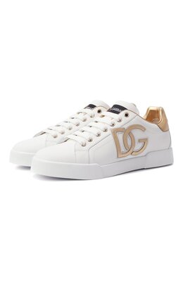 Кожаные кеды Portofino Dolce & Gabbana ck2331/ad780