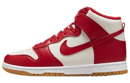 Кроссовки Nike Dunk High Sail Gym Red Gum Women's, коричневый dd1869-114 | red-white-brown