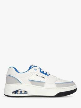 Кожаные кроссовки uno court с низкой стойкой Skechers, белый 74900133 | white