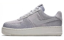 Кроссовки для скейтбординга Air Force 1 женские с низким верхом платинового и золотого цвета Nike 917590-001