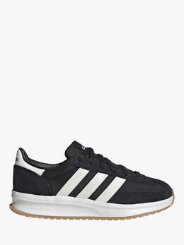 Кроссовки на шнуровке из смеси кожи run 70s 2.0 Adidas, черный/белый 14592039 | black/white