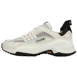 Кроссовки Bally Lifestyle Shoes Women's Low-top White/Black, белый/черный 6309148鞋 | white/black