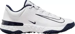 Женские кроссовки для софтбола для газона Nike Alpha Huarache Elite 4, цвет Platinum/Navy 9248321 | platinum/navy