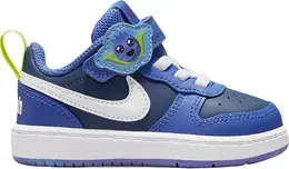 Кроссовки Nike Toddler Court Borough Low 2, темно-синий/белый/синий 9735803 | navy/white/blue