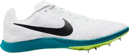 Легкоатлетические кроссовки Nike Zoom Rival Distance, белый/зеленый 9248307 | white/green