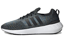 Кроссовки Swift Run 22 унисекс с низким верхом, черные/синие/белые Adidas gz3508