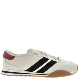 Bally Mens Sussex Side-Stripe Leather Sneakers, Brand Size 40 ( US Size 7 ) msk06y vt166 i0l4