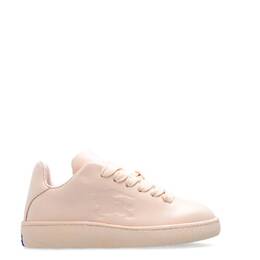Burberry Leather Box Sneakers With Equestrian Knight Motif, Brand Size 36 ( US Size 6 ) 8083394