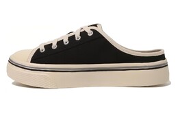 Кроссовки Fila Scanline Skateboarding Shoes Unisex Low-top, бежевый/черный 1xm02350g_001 | beige/black