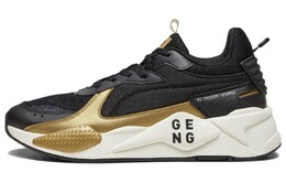 Кроссовки Puma RS-X Lifestyle Shoes Women's Low-top Black/Gold, черный/золотой 307930-01 | black/gold