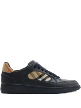 Burberry check-panelled sneakers 29940635