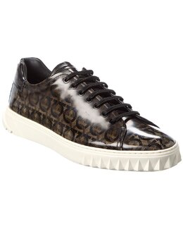 Кроссовки Ferragamo Cube из кожи Salvatore Ferragamo, серый 7860890239036 | grey