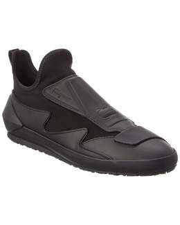 Кроссовки Ferragamo Nile из кожи Salvatore Ferragamo, черный 7860862550076 | black