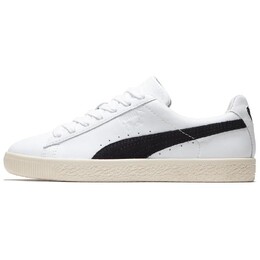Кроссовки Puma Clyde MIG White Frosted Ivory, белый/черный 394390-01 | white/black