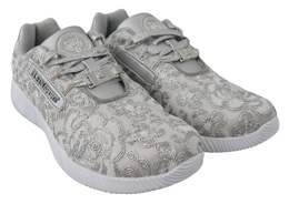 Кроссовки женские Plein Sport Gleam Runner Joice, серебряный 7843620487228 | silver
