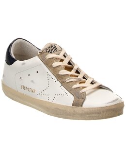 Кроссовки Golden Goose Superstar из кожи и замши 7905164263484 | white