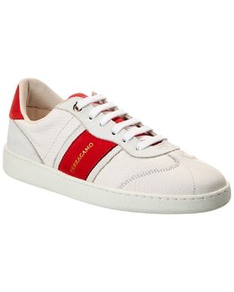 Кожаные кроссовки Ferragamo Achille Salvatore Ferragamo, белый 7867205091388 | white